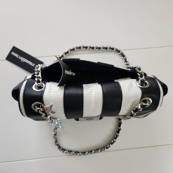 NEW! Karl Lagerfeld Paris Agyness Medium Shoulder Bag - Picture 12 of 14